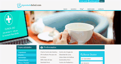Desktop Screenshot of agendadesalud.com