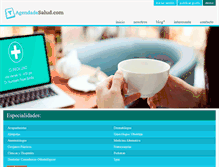 Tablet Screenshot of agendadesalud.com